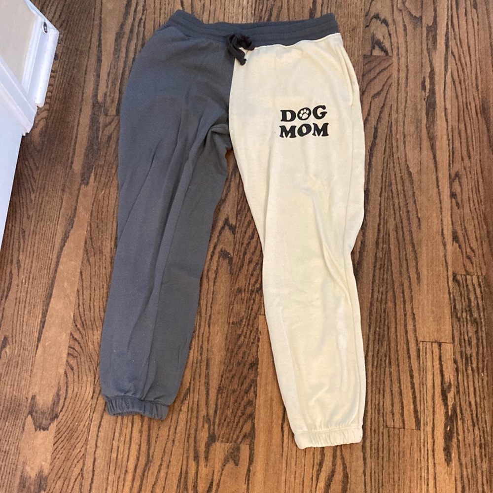 sweatpants, size xs, from target, white and grey